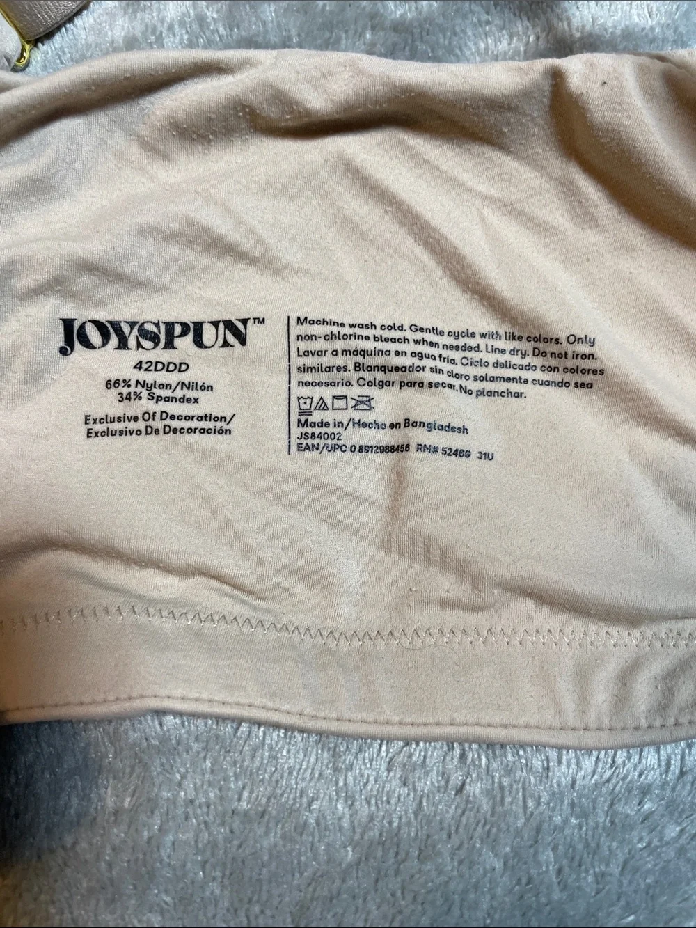 Joyspun T-Shirt Bra Nude Underwire Bra